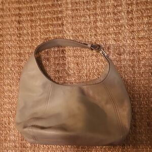 Michael Kors Grey Hobo Bag Soft Pebbled Large Spacious Leather Crescent